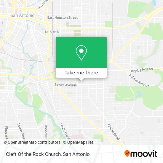Mapa de Cleft Of the Rock Church