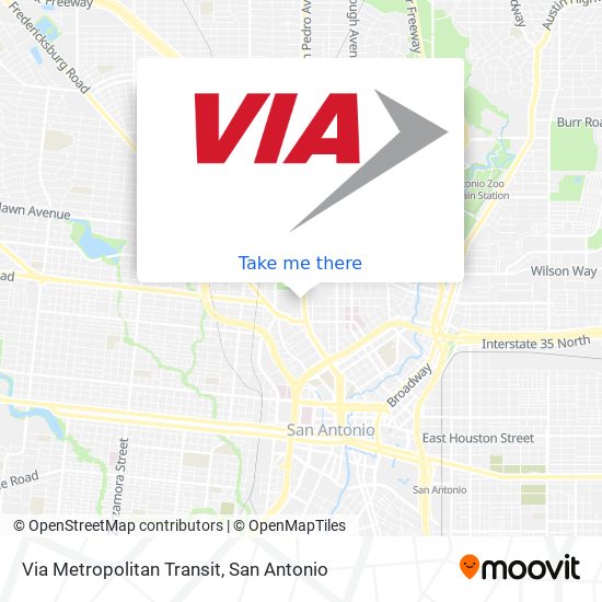 Mapa de Via Metropolitan Transit