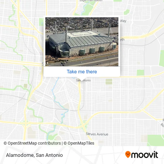 Alamodome map