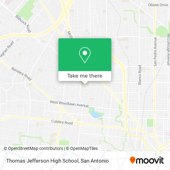 Thomas Jefferson High School map