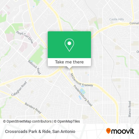 Crossroads Park & Ride map