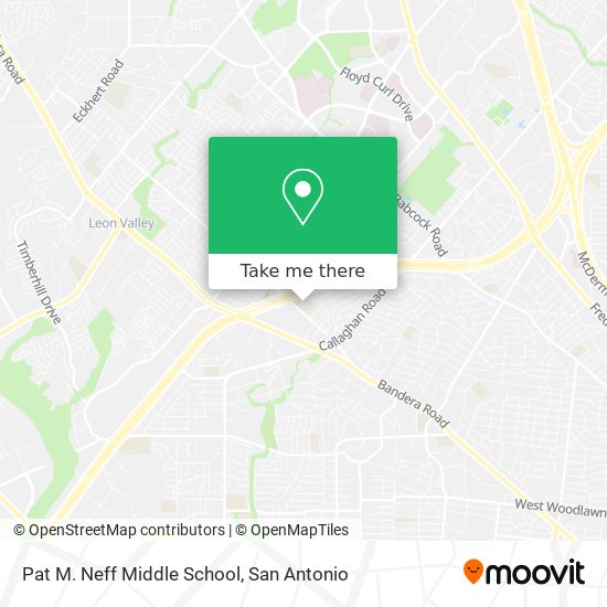 Mapa de Pat M. Neff Middle School