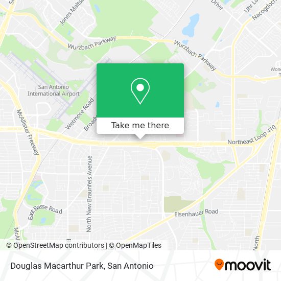 Mapa de Douglas Macarthur Park