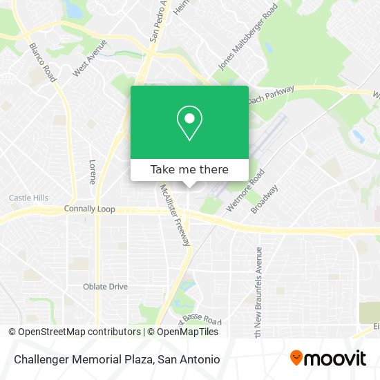 Challenger Memorial Plaza map