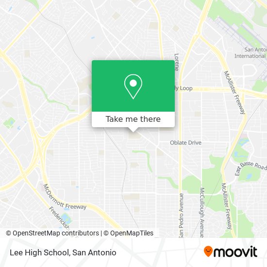 Mapa de Lee High School