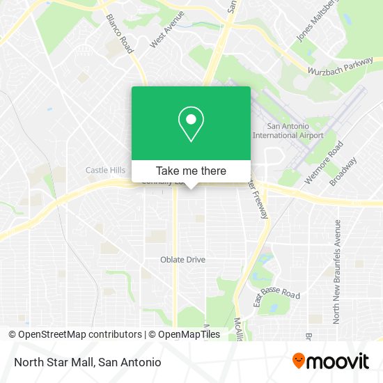 How to get to North Star Mall in San Antonio by Bus?