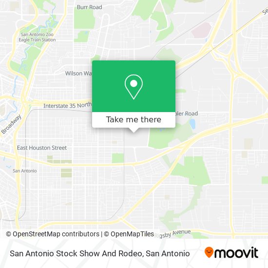 Mapa de San Antonio Stock Show And Rodeo