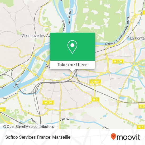 Sofico Services France map