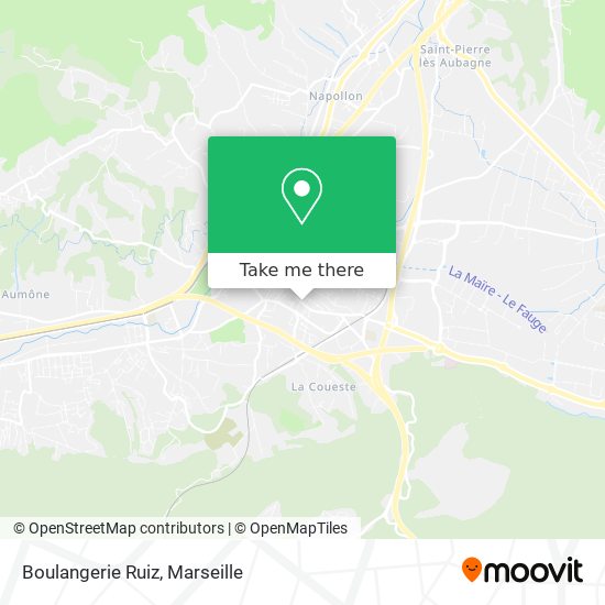 Boulangerie Ruiz map