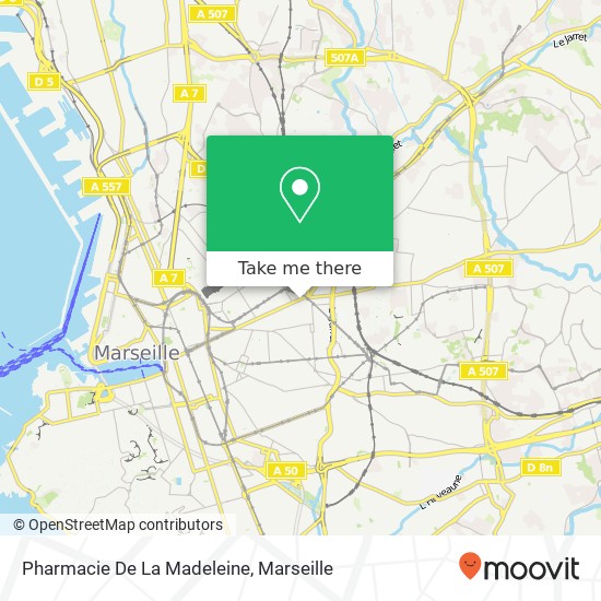 Mapa Pharmacie De La Madeleine