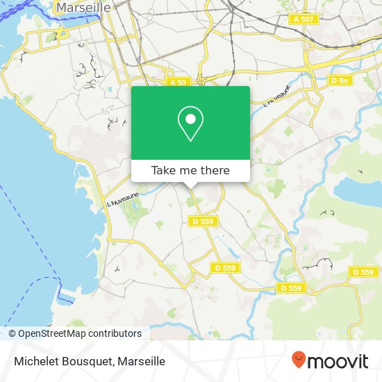 Mapa Michelet Bousquet