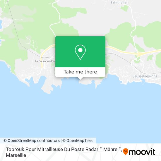 Tobrouk Pour Mitrailleuse Du Poste Radar "" Mähre "" map