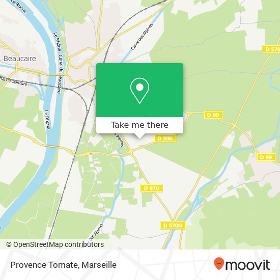 Mapa Provence Tomate