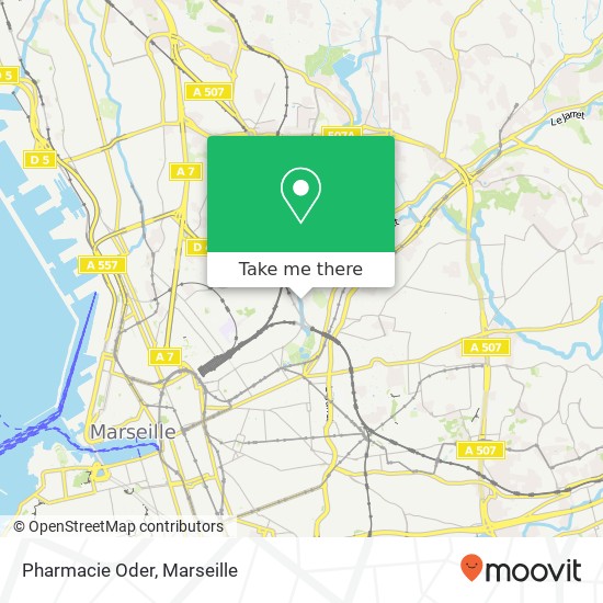 Pharmacie Oder map