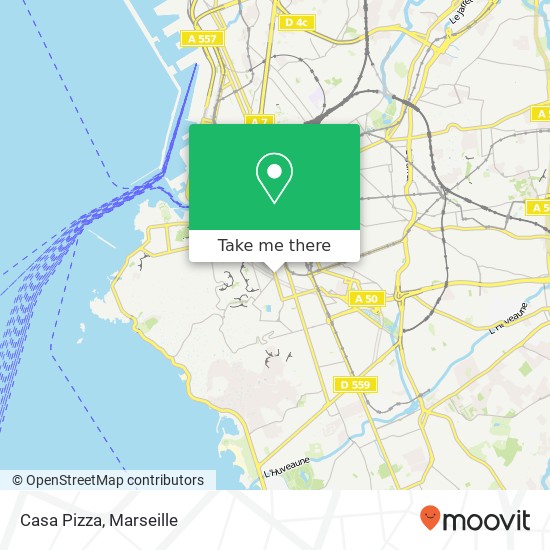 Casa Pizza map