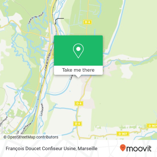 François Doucet Confiseur Usine map