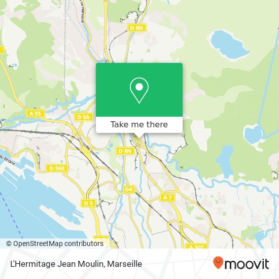 Mapa L'Hermitage Jean Moulin