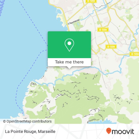 La Pointe Rouge map