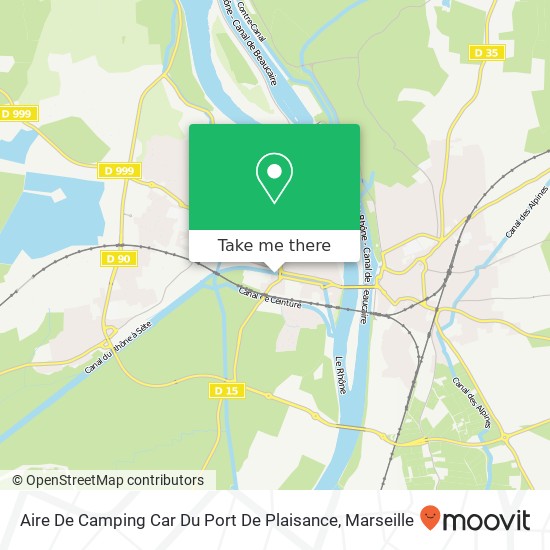 Aire De Camping Car Du Port De Plaisance map