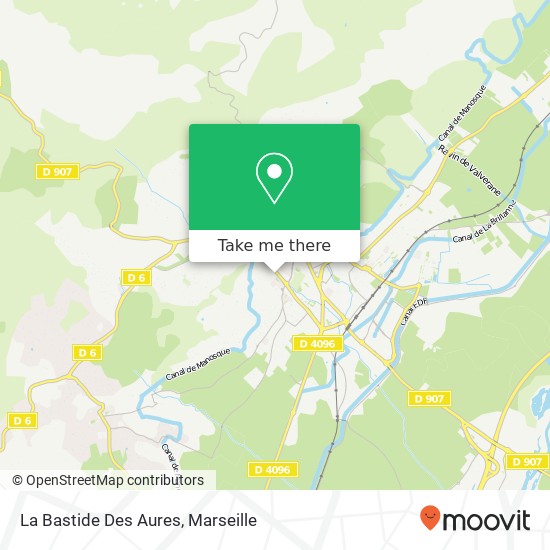 La Bastide Des Aures map