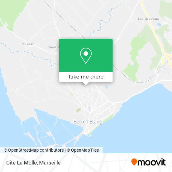 Cité La Molle map