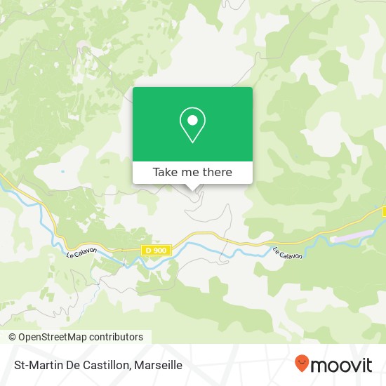 St-Martin De Castillon map