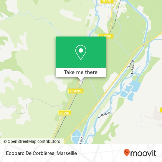 Mapa Ecoparc De Corbières