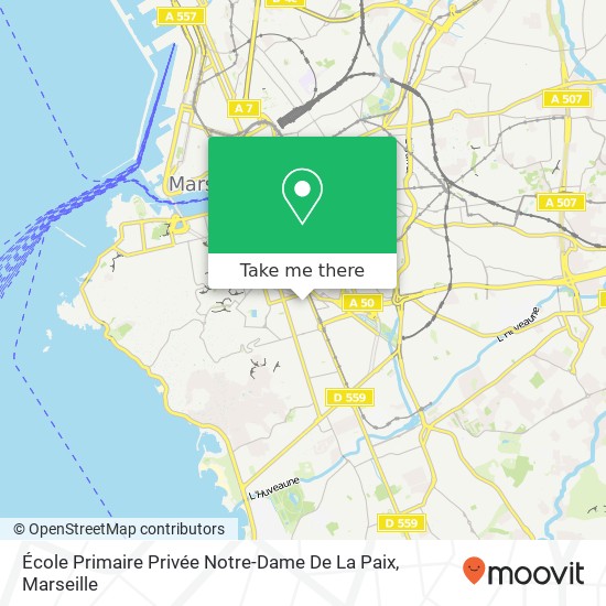 Mapa École Primaire Privée Notre-Dame De La Paix
