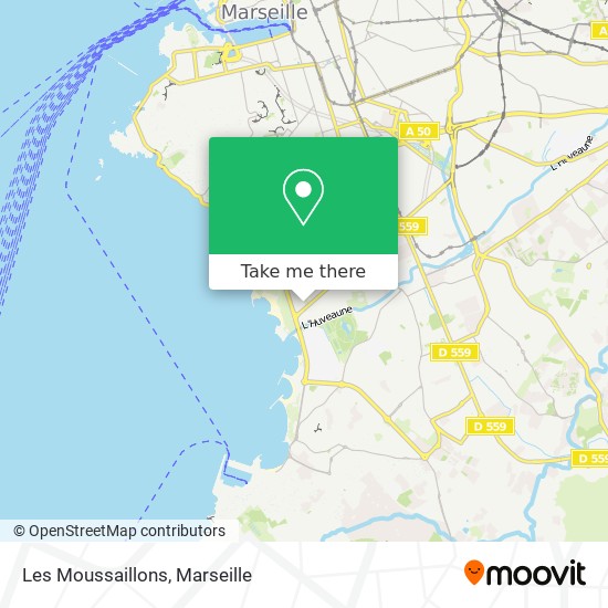 Mapa Les Moussaillons