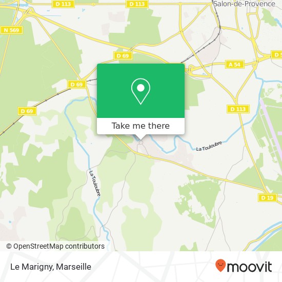 Le Marigny map