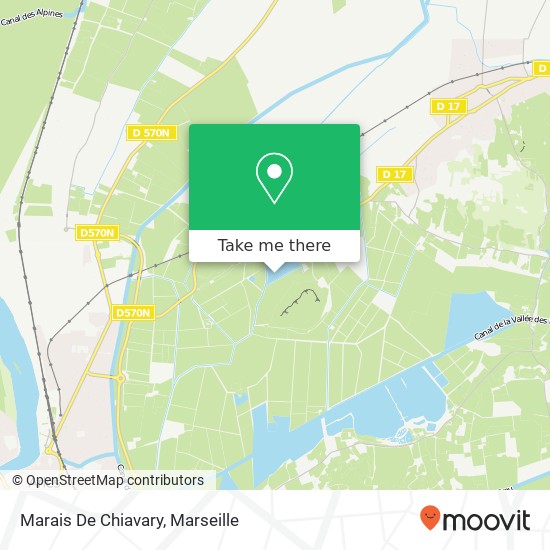 Marais De Chiavary map
