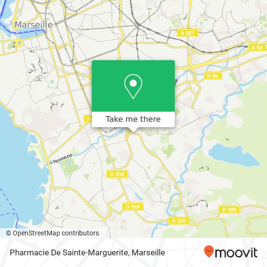 Mapa Pharmacie De Sainte-Marguerite