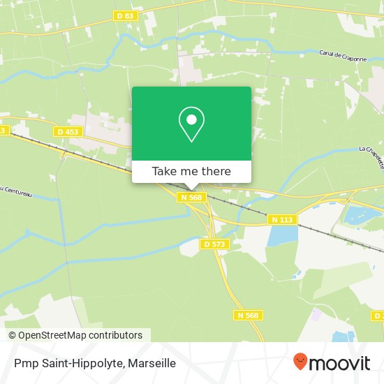 Pmp Saint-Hippolyte map