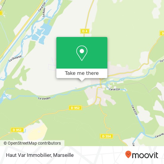 Mapa Haut Var Immobilier