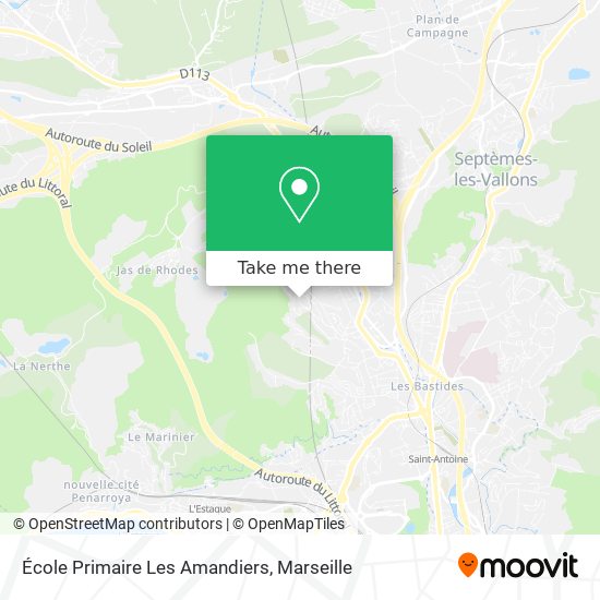 École Primaire Les Amandiers map