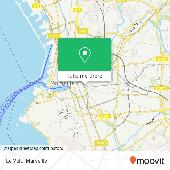 Le Vélo map