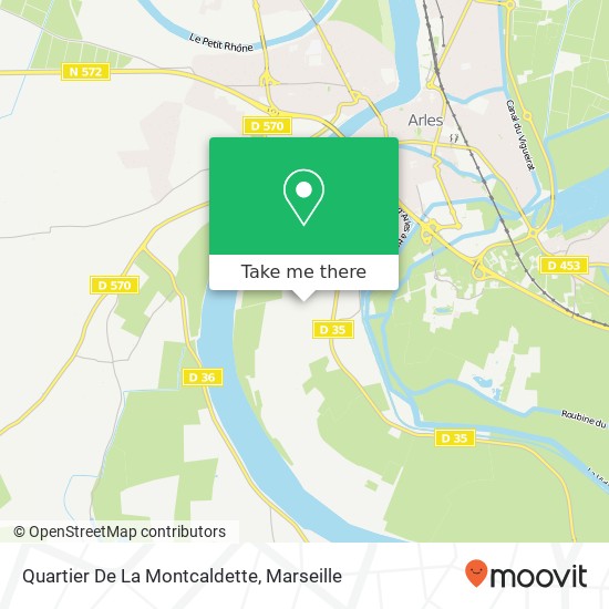 Mapa Quartier De La Montcaldette