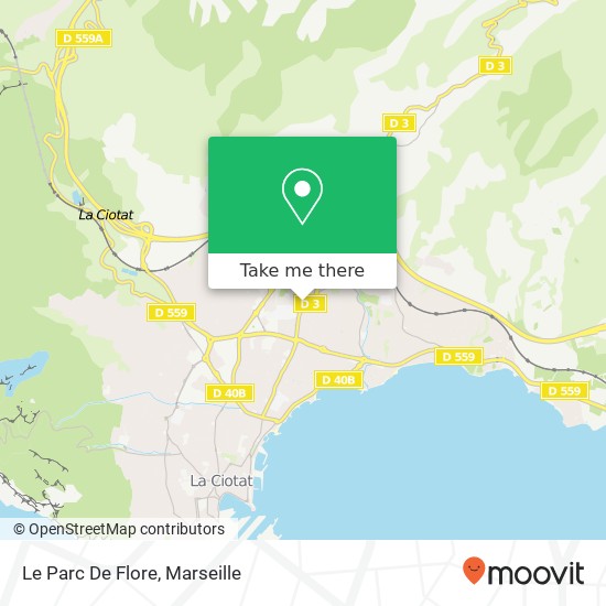 Le Parc De Flore map