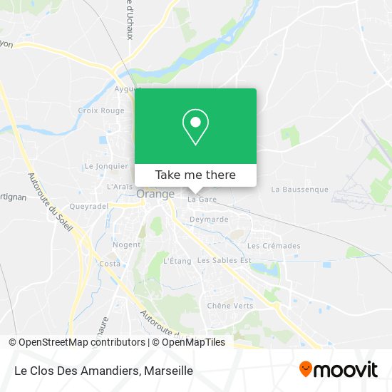 Le Clos Des Amandiers map