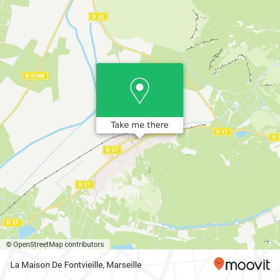 Mapa La Maison De Fontvieille