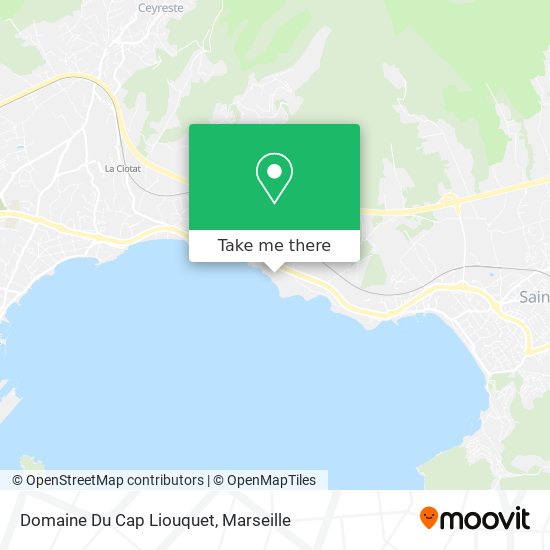 Mapa Domaine Du Cap Liouquet
