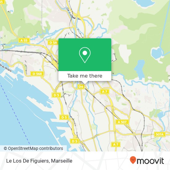 Le Los De Figuiers map