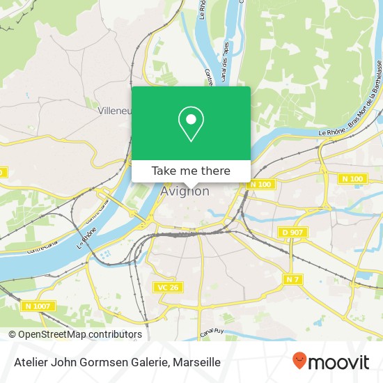 Atelier John Gormsen Galerie map