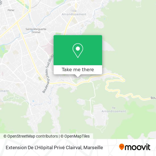 Extension De L'Hôpital Privé Clairval map