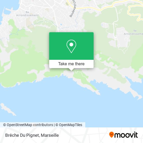 Brêche Du Pignet map