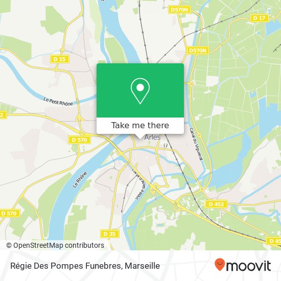 Régie Des Pompes Funebres map
