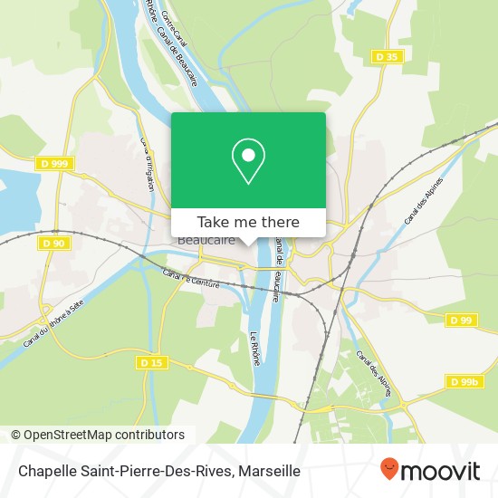 Mapa Chapelle Saint-Pierre-Des-Rives