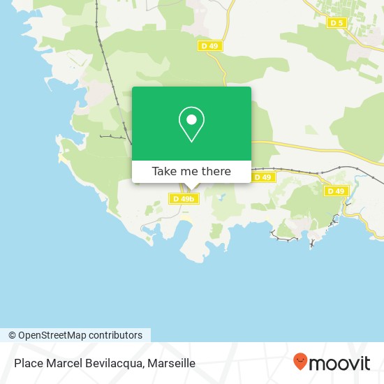 Place Marcel Bevilacqua map