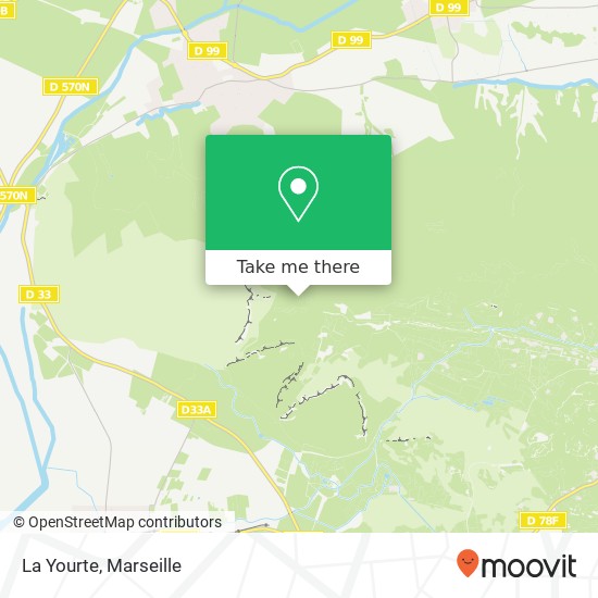 La Yourte map