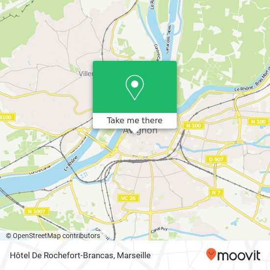 Mapa Hôtel De Rochefort-Brancas